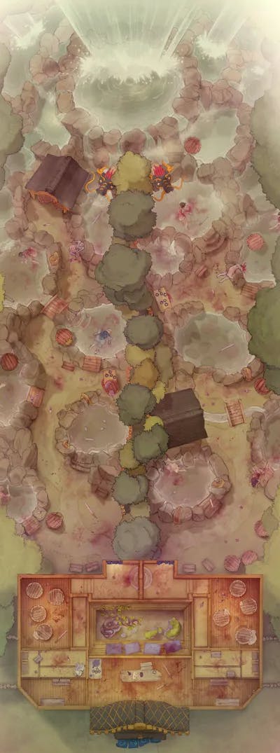 Steamy Japanese Bathhouse map, Massacre Day variant thumbnail
