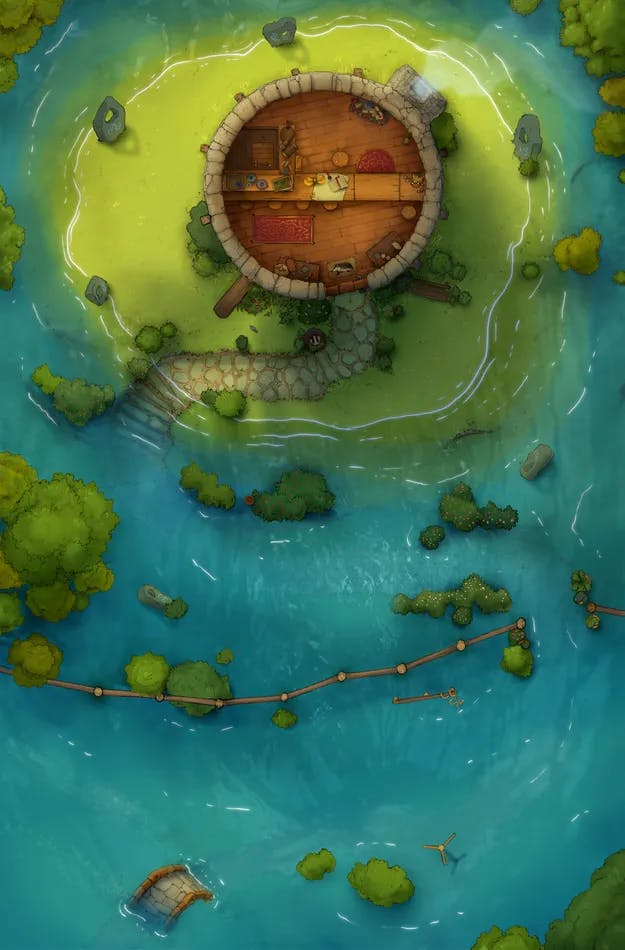 Badger Hill map, Flood variant thumbnail