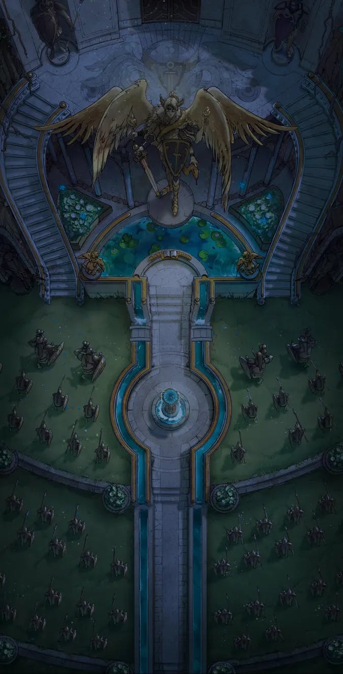 Imperial Graveyard map, Statues Night variant thumbnail
