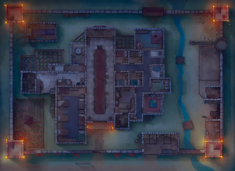 Adventurers' Guildhall map, Original Min Light Night variant thumbnail