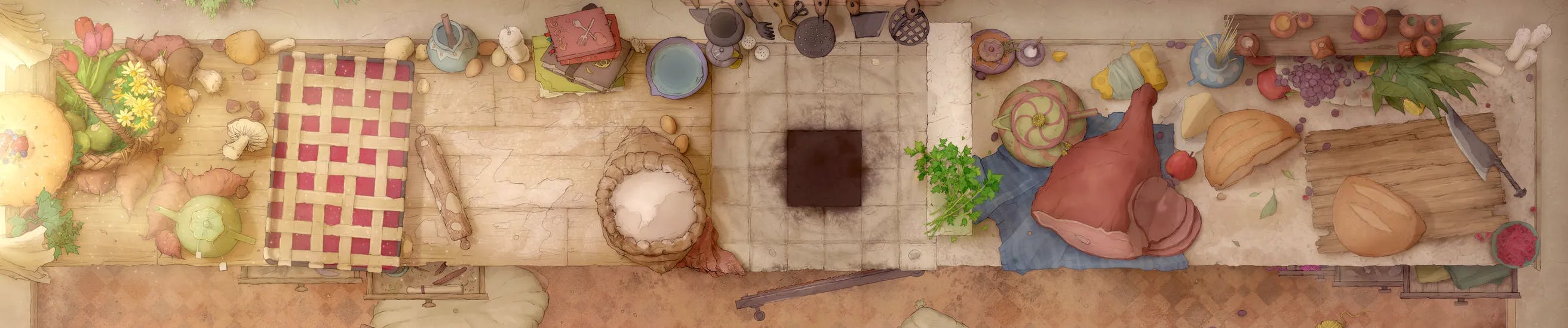 Giant Kitchen map, No Pot variant thumbnail