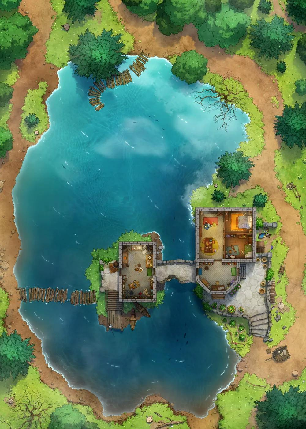 Rusty Robot Lake map, Day No Robot variant thumbnail