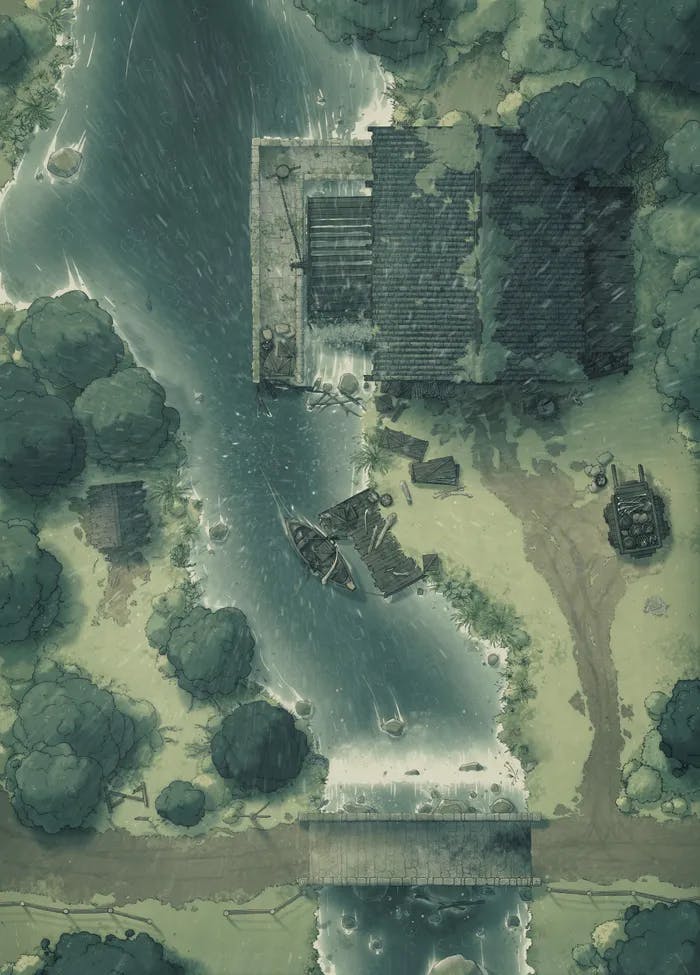 Bone Mill Exterior map, Rain variant thumbnail