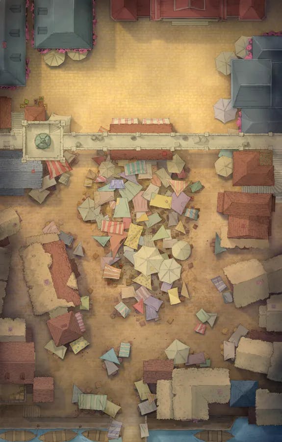 City Marketplace map, Original Empty Day variant thumbnail