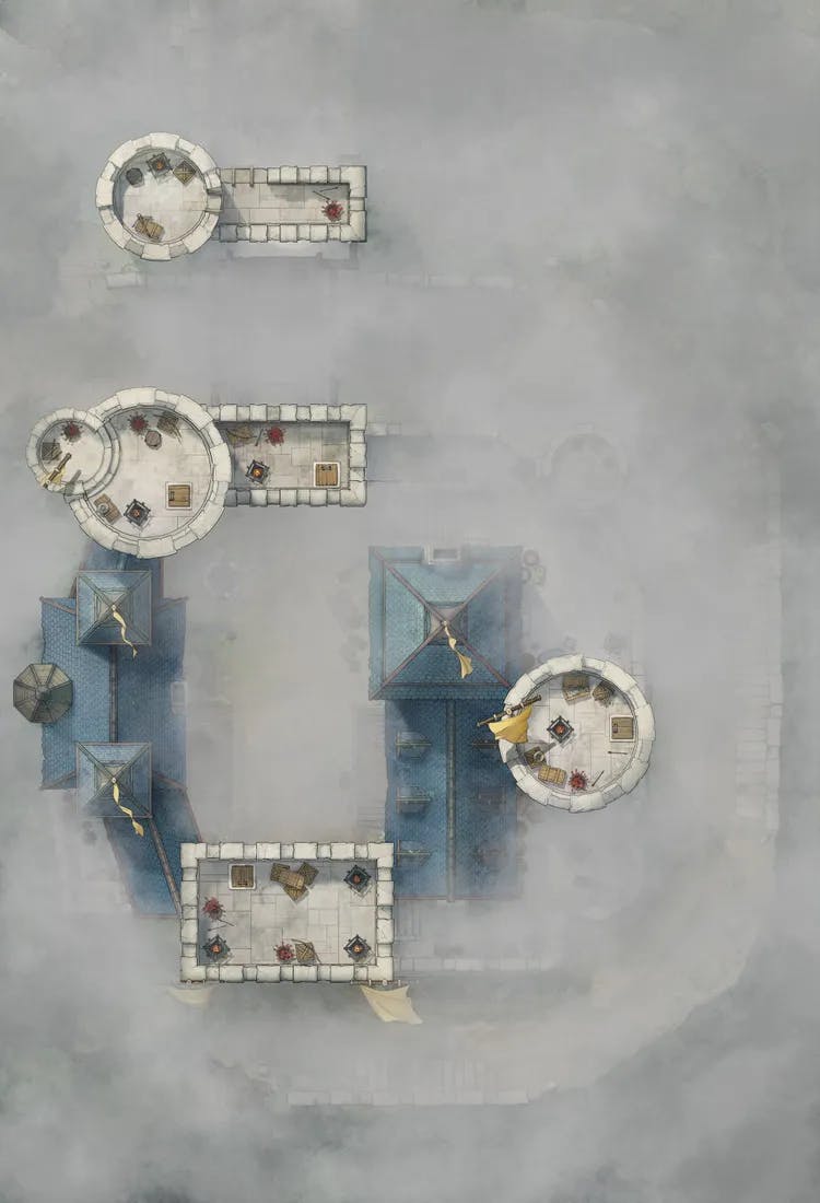 Riverwood Toll Castle map, Rising Fog 5 variant thumbnail