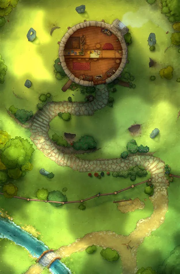 Badger Hill map, Cloudy variant thumbnail