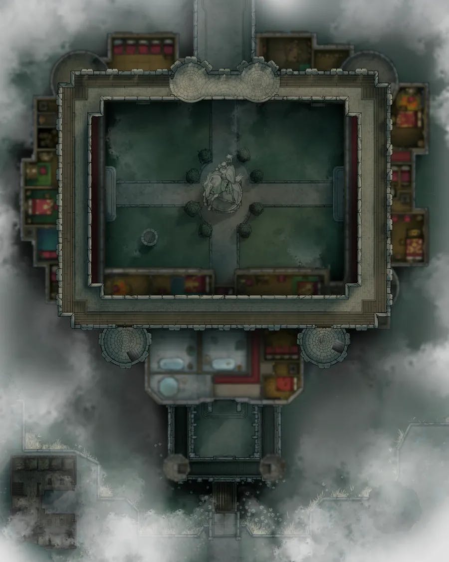 Palace Outer Court map, Third Floor Fog variant thumbnail