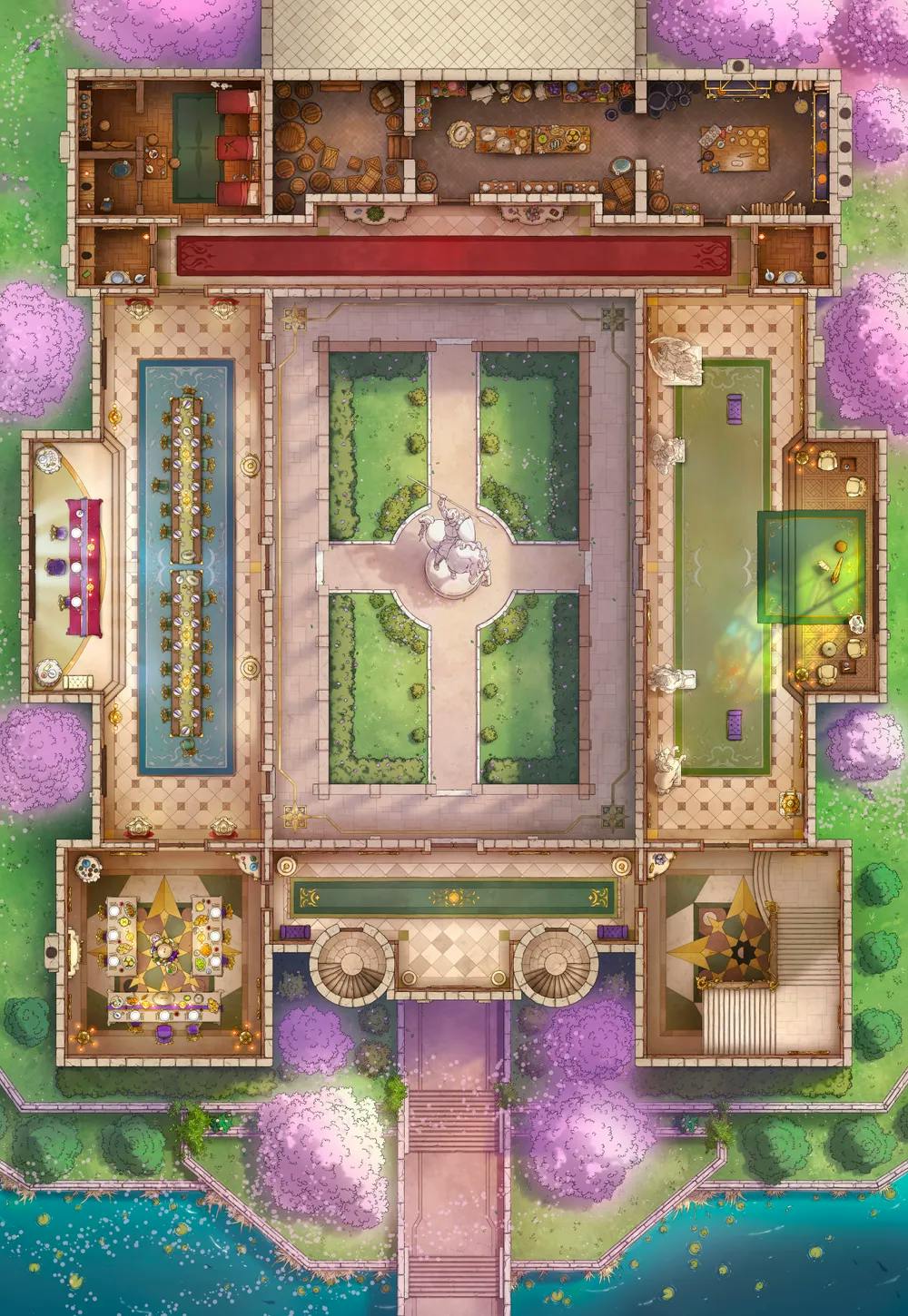 Palace Inner Court map, First Floor Spring variant thumbnail