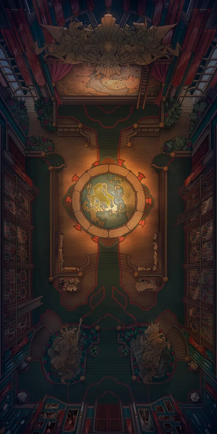 War Room Interior map, Original Night Spotlight variant thumbnail