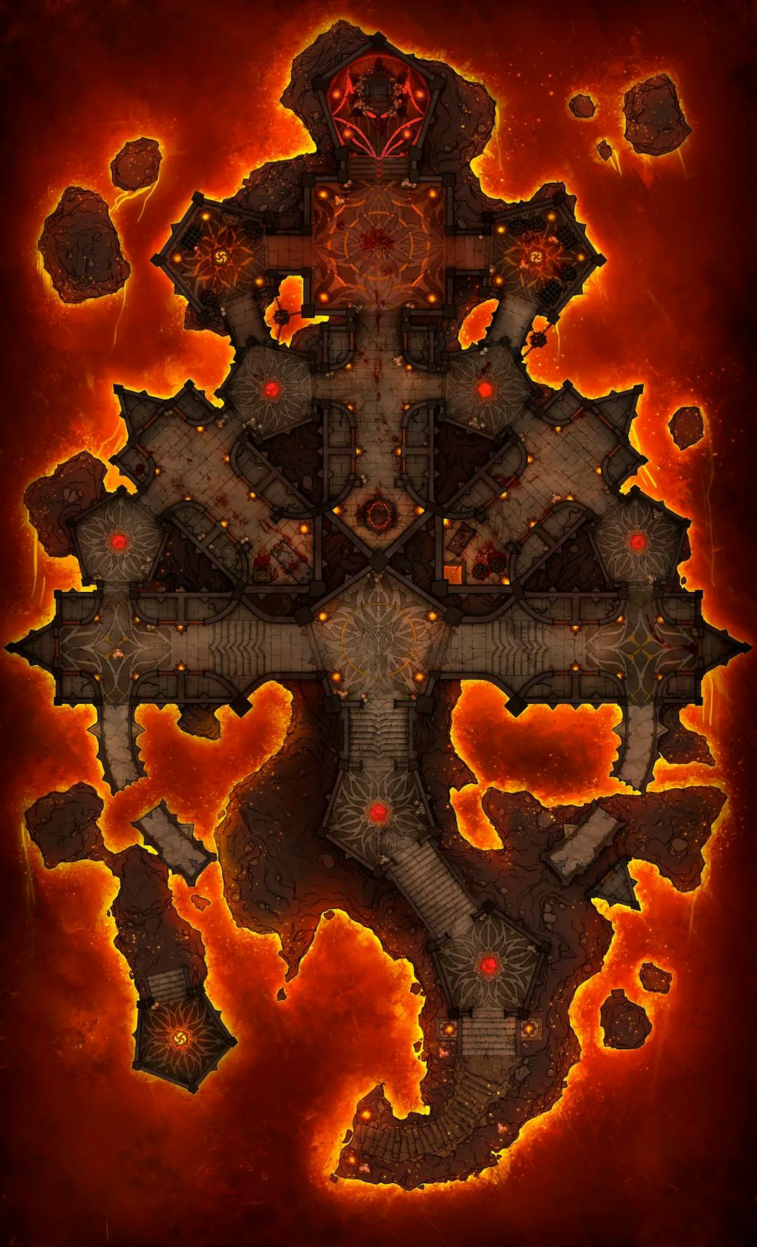 Hellfire Prison map, Original variant
