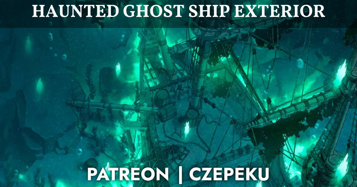 Haunted Ghost Ship Exterior | Czepeku Maps