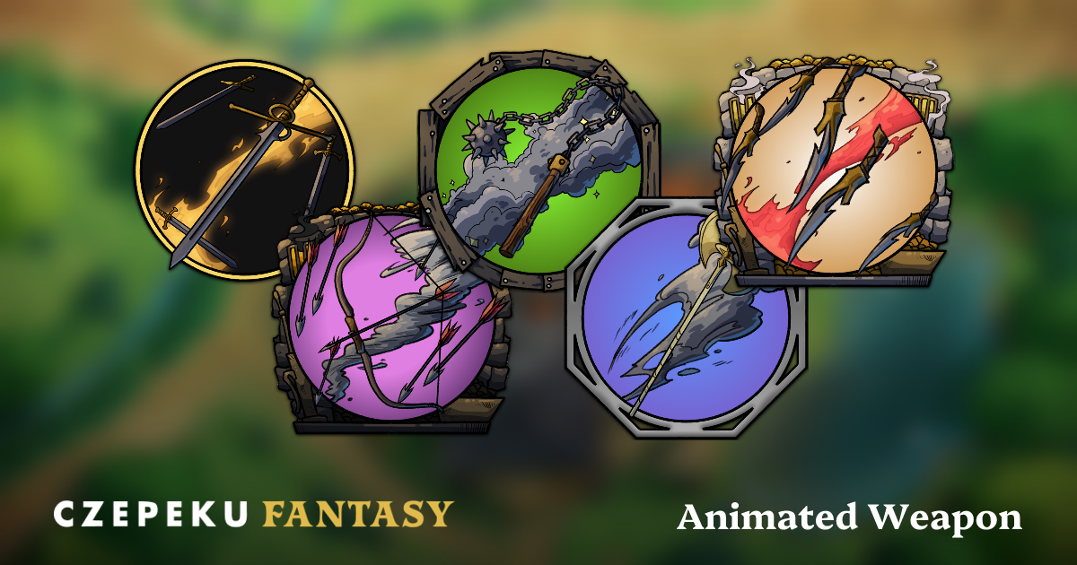 Animated Weapon Token Builder | Customize and Randomize Czepeku Tokens