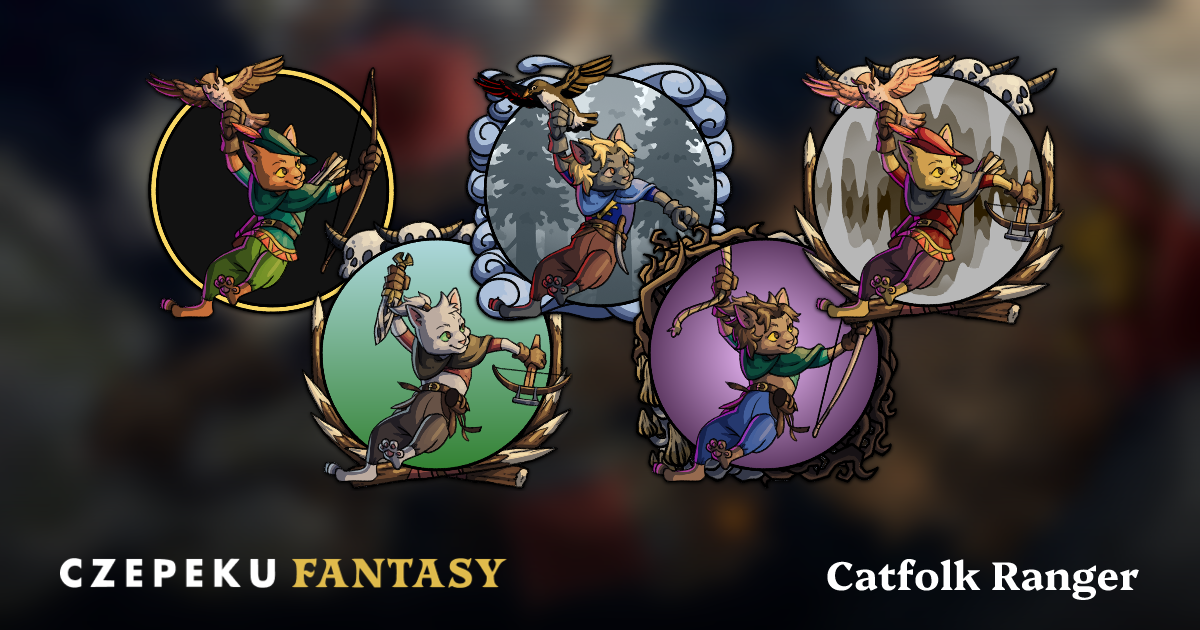 Catfolk Ranger Token Builder | Customize and Randomize Czepeku Tokens