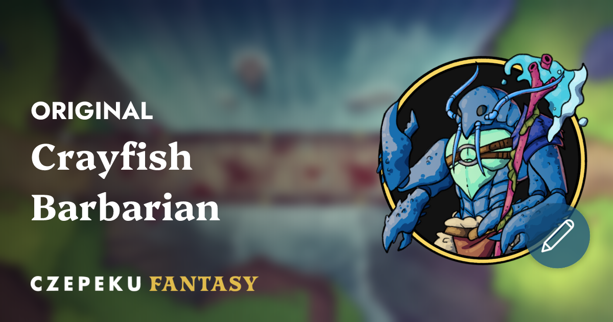 Crayfish Barbarian Token Builder | Customize and Randomize Czepeku Tokens