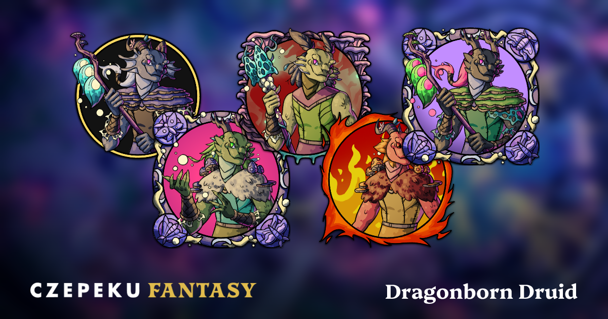 Dragonborn Druid Token Builder | Customize and Randomize Czepeku Tokens
