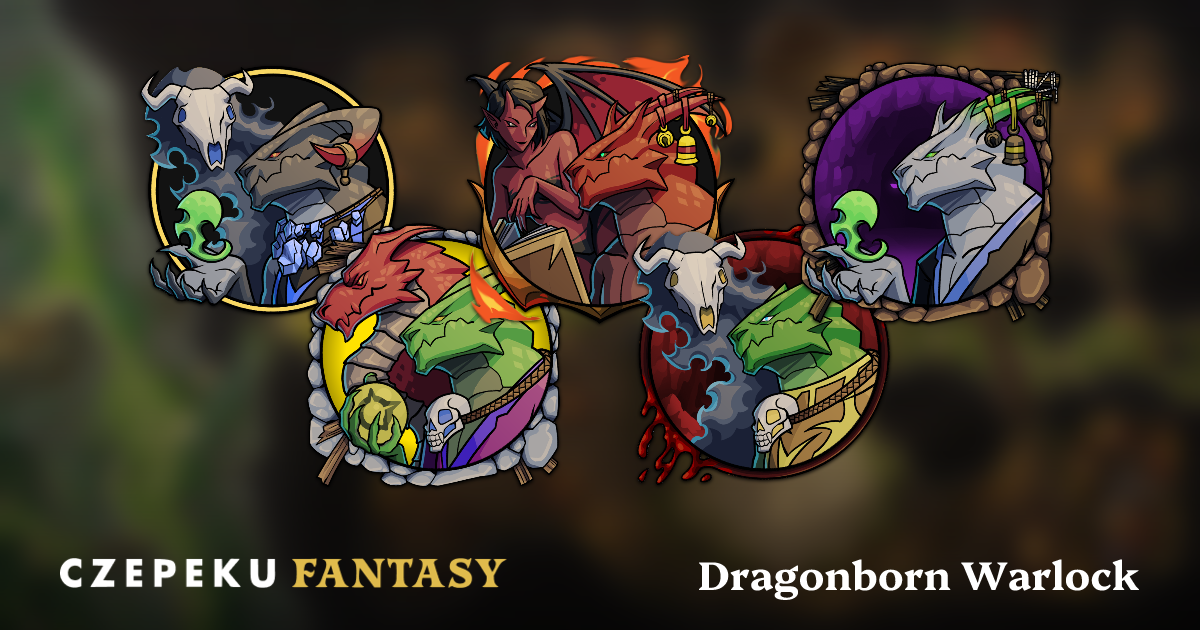 Dragonborn Warlock Token Builder | Customize and Randomize Czepeku Tokens