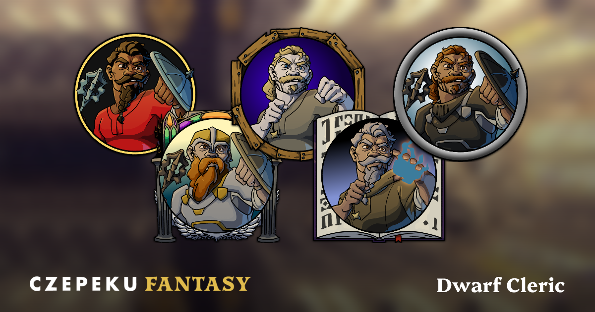 Dwarf Cleric Token Builder | Customize and Randomize Czepeku Tokens