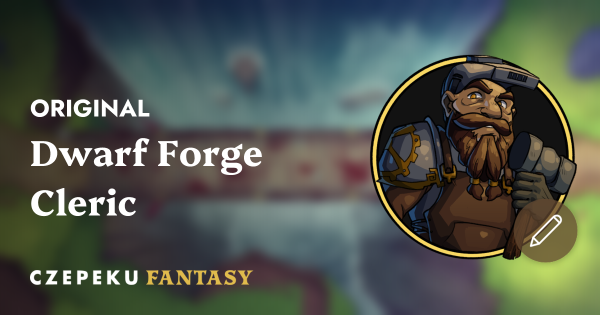 Dwarf Forge Cleric Token Builder | Customize and Randomize Czepeku Tokens