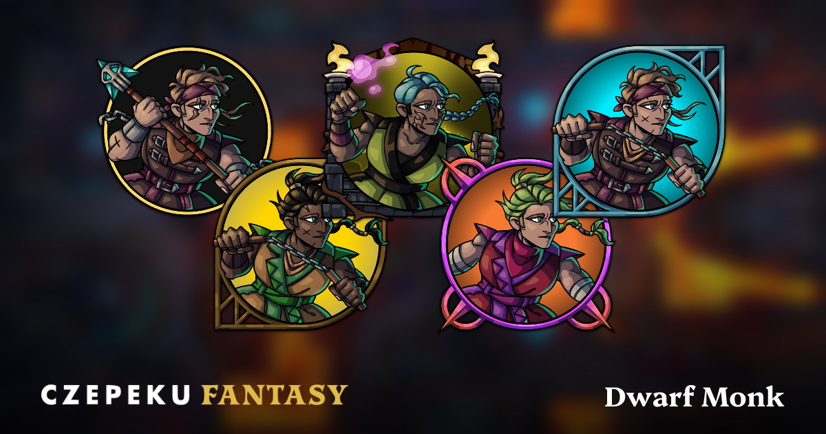 Dwarf Monk Token Builder | Customize and Randomize Czepeku Tokens