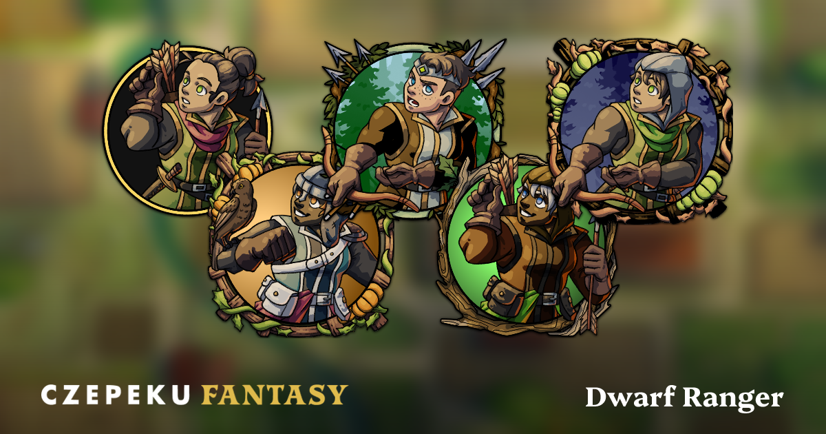 Dwarf Ranger Token Builder | Customize and Randomize Czepeku Tokens