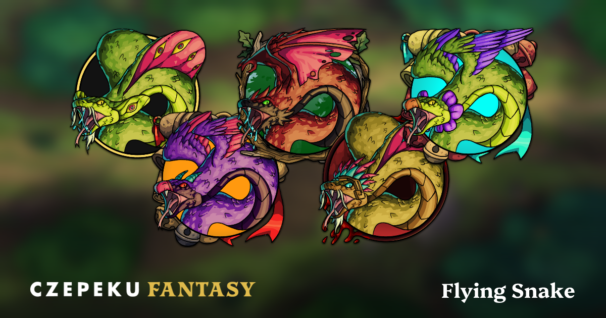 Flying Snake Token Builder | Customize and Randomize Czepeku Tokens