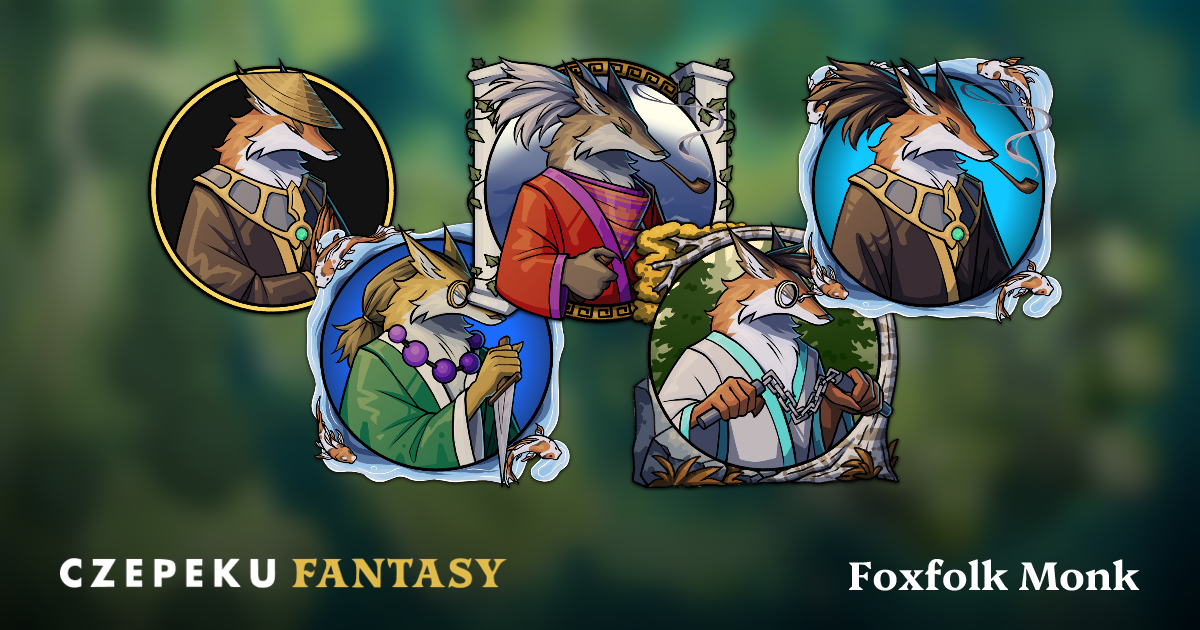 Foxfolk Monk Token Builder | Customize and Randomize Czepeku Tokens