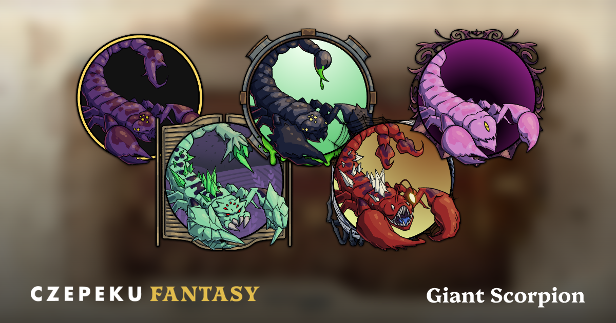 Giant Scorpion Token Builder | Customize and Randomize Czepeku Tokens