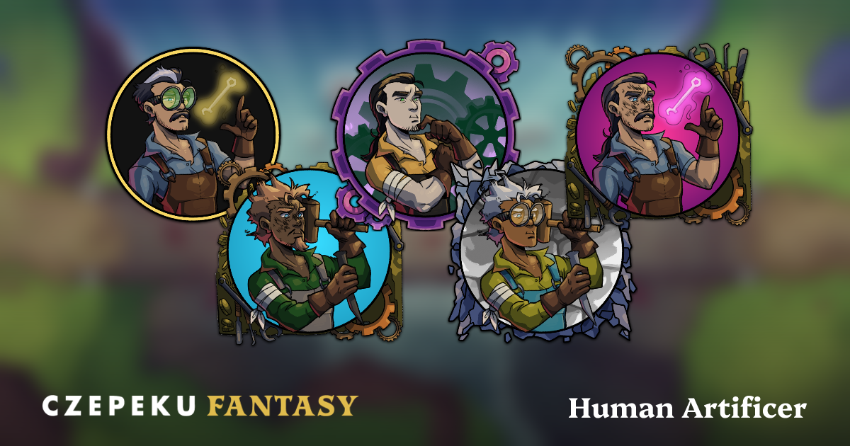 Human Artificer Token Builder | Customize and Randomize Czepeku Tokens