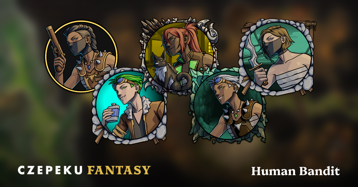 Human Bandit Token Builder | Customize and Randomize Czepeku Tokens