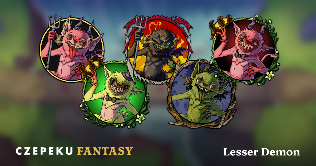 Lesser Demon Token Builder | Customize and Randomize Czepeku Tokens