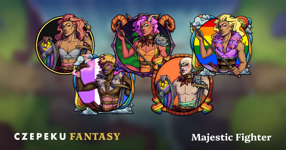Majestic Fighter Token Builder | Customize and Randomize Czepeku Tokens