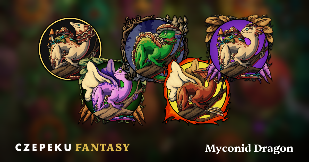 Myconid Dragon Token Builder | Customize and Randomize Czepeku Tokens