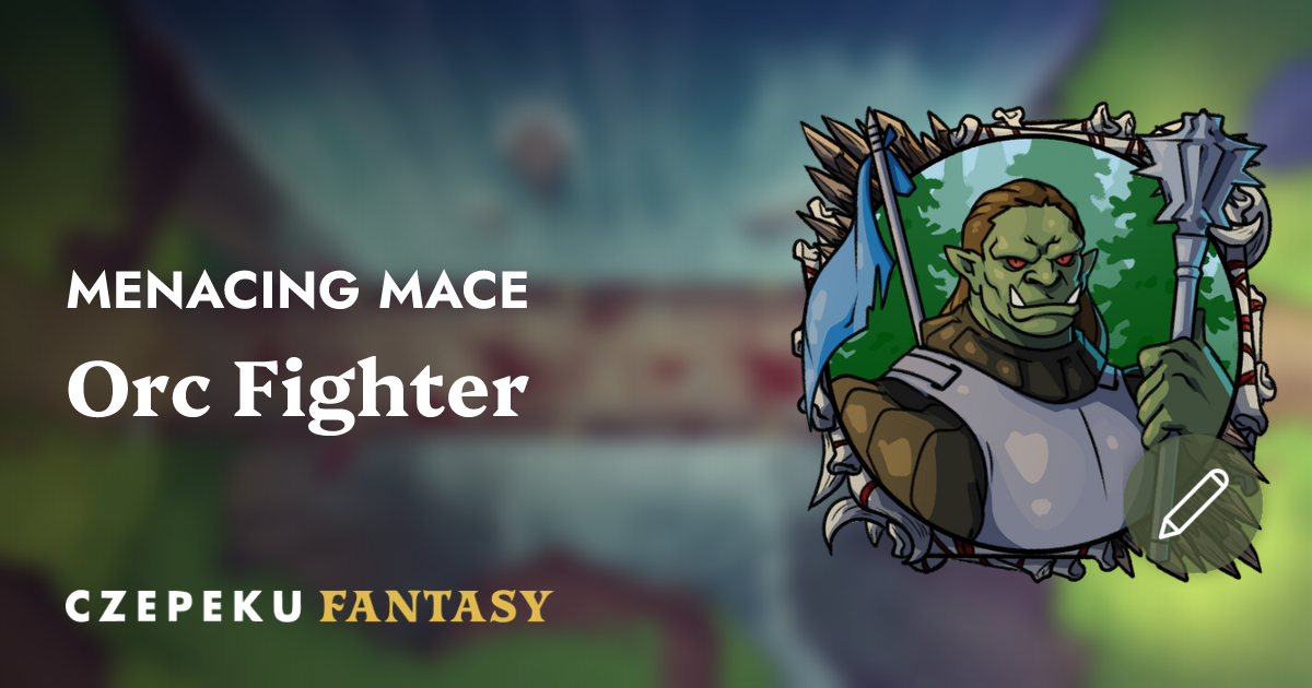Orc Fighter Token Builder | Customize and Randomize Czepeku Tokens