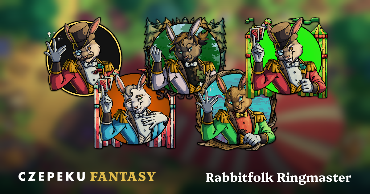 Rabbitfolk Ringmaster Token Builder | Customize and Randomize Czepeku ...