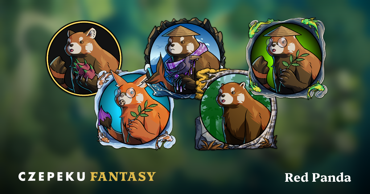 Red Panda Token Builder | Customize and Randomize Czepeku Tokens