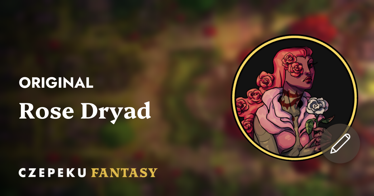 Rose Dryad Token Builder | Customize and Randomize Czepeku Tokens