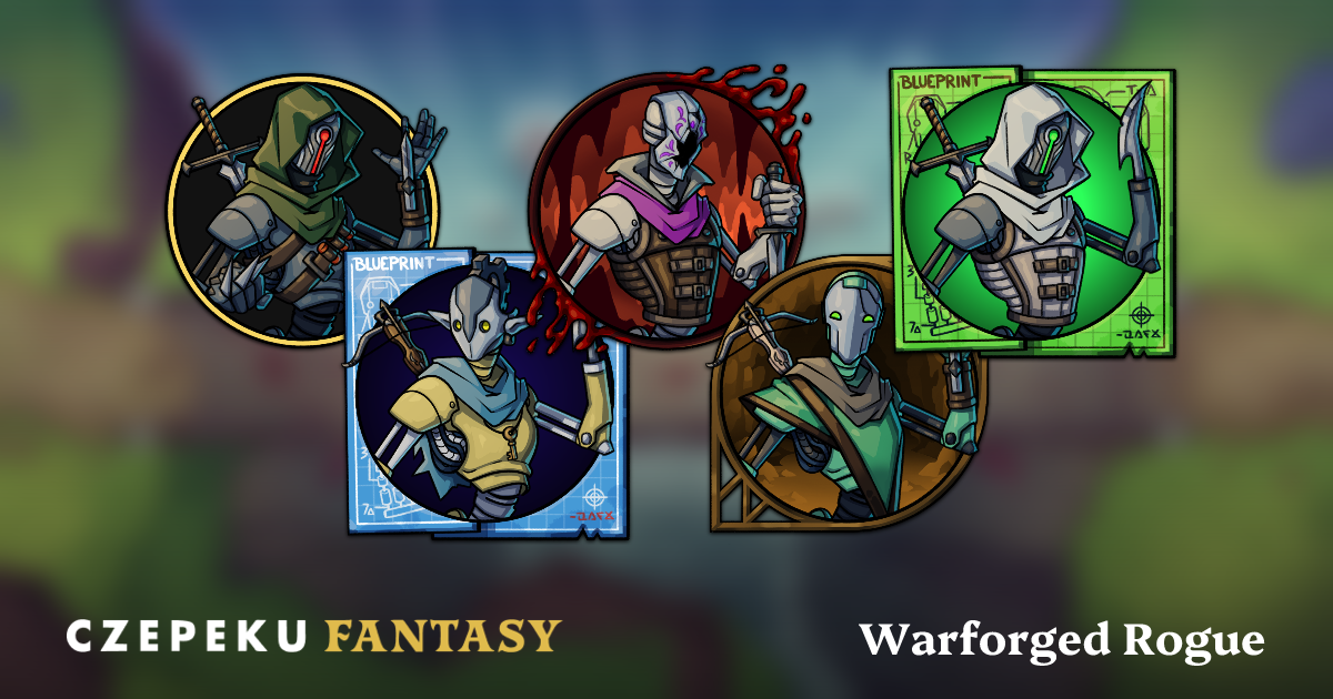 Warforged Rogue Token Builder | Customize and Randomize Czepeku Tokens