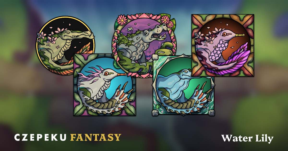 Water Lily Token Builder | Customize and Randomize Czepeku Tokens