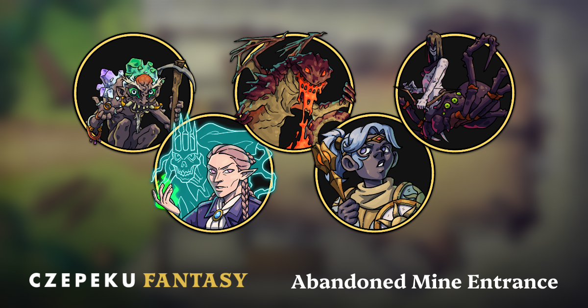 Abandoned Mine Entrance Token Pack | Hand-Drawn Fantasy RPG Tokens by ...