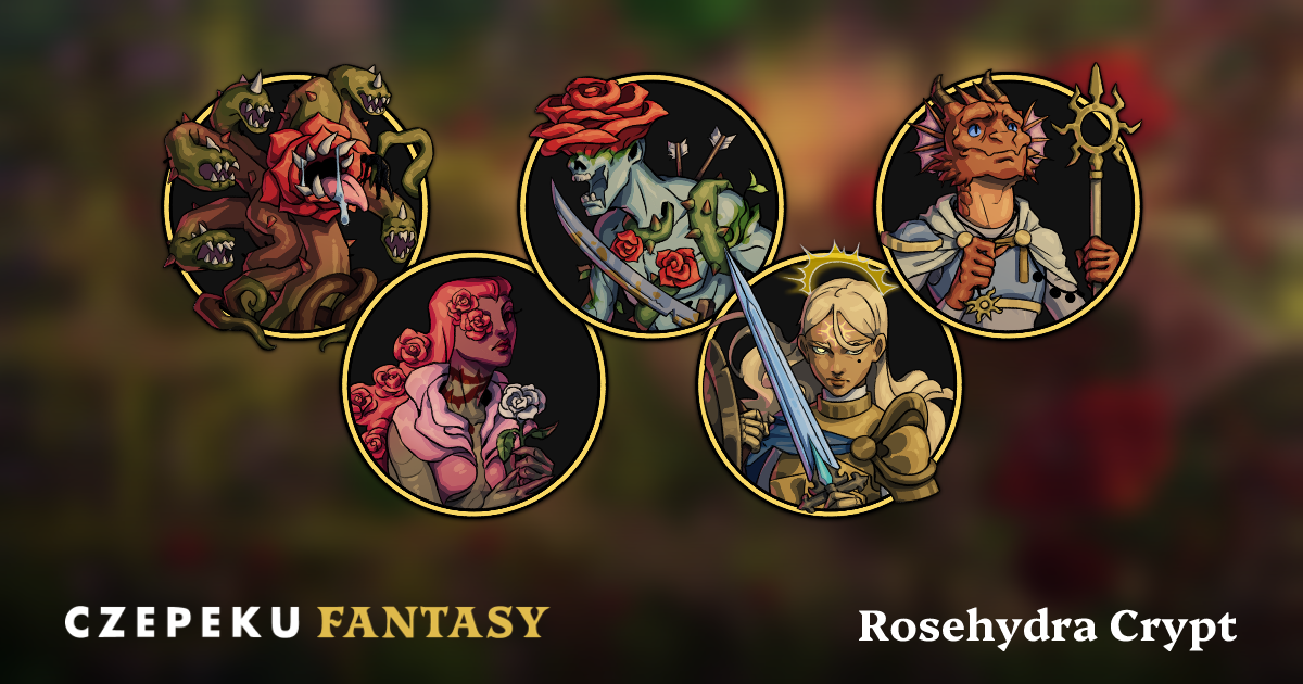 Rosehydra Crypt Token Pack | Hand-Drawn Fantasy RPG Tokens by Czepeku
