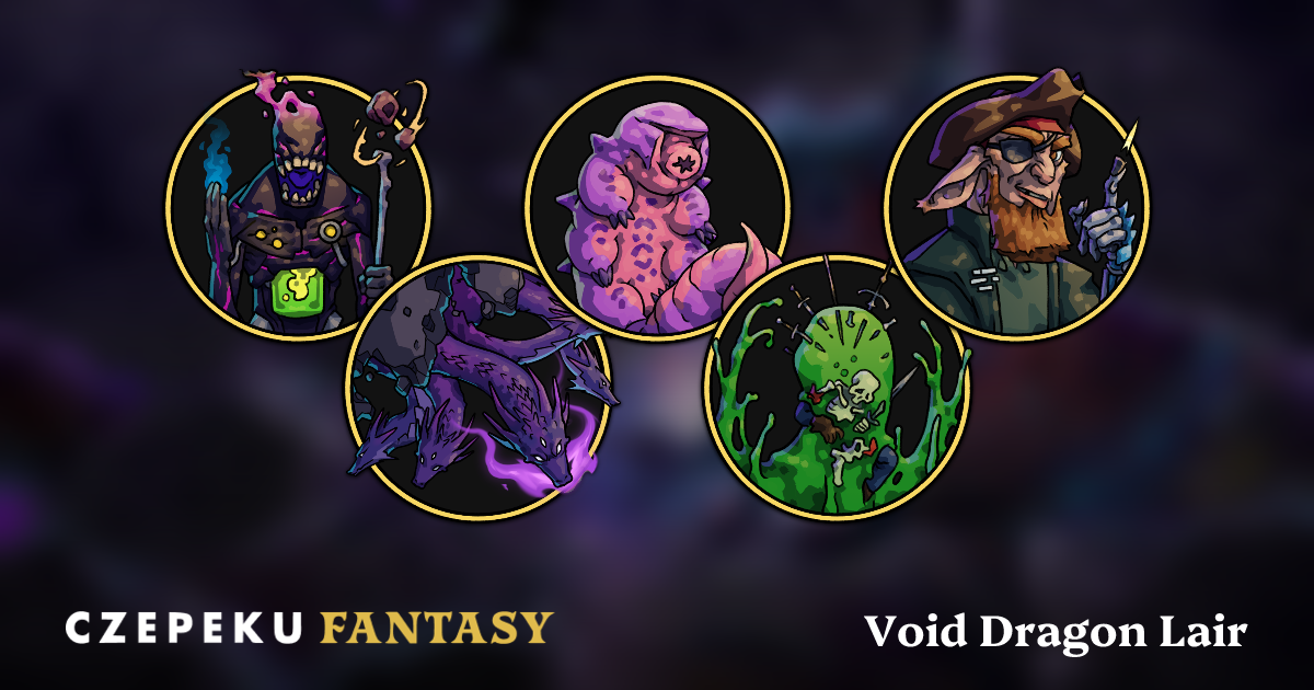 Void Dragon Lair Token Pack | Hand-Drawn Fantasy RPG Tokens by Czepeku