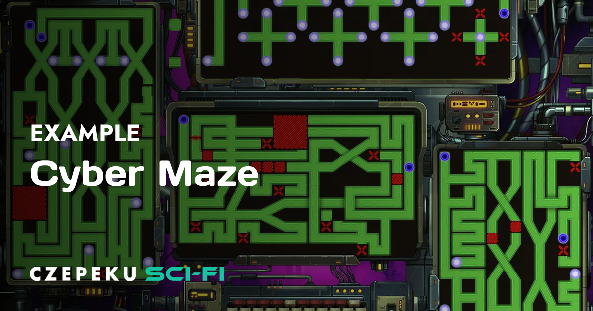 Cyber Maze | Czepeku Sci-Fi Maps