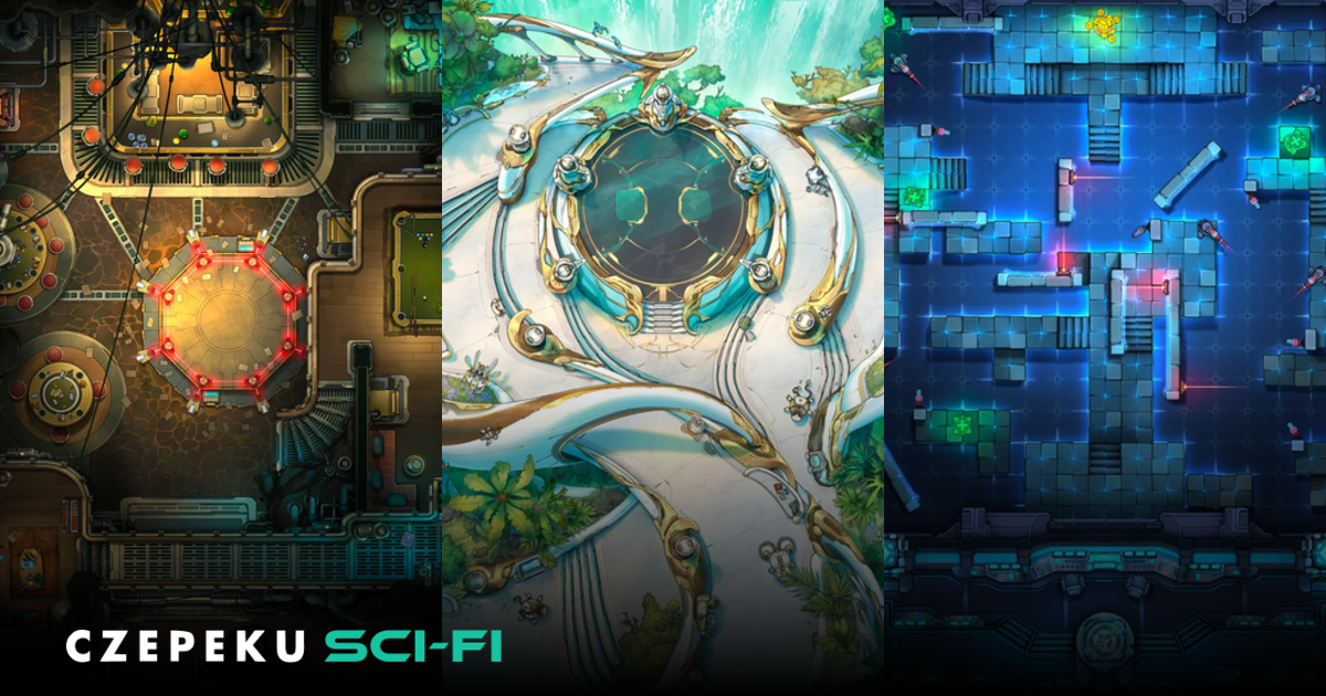 Czepeku Sci-Fi | Illustrated sci-fi maps