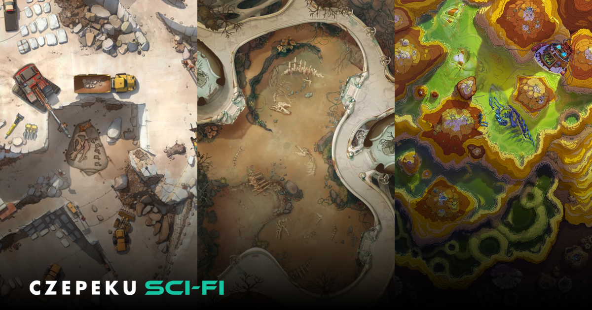 Czepeku Sci-Fi | Illustrated sci-fi maps