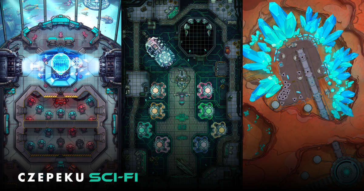 Czepeku Sci-Fi | Illustrated sci-fi maps