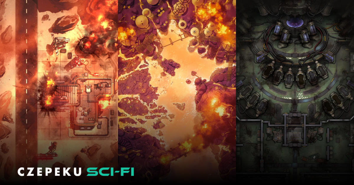 Czepeku Sci-Fi | Illustrated sci-fi maps