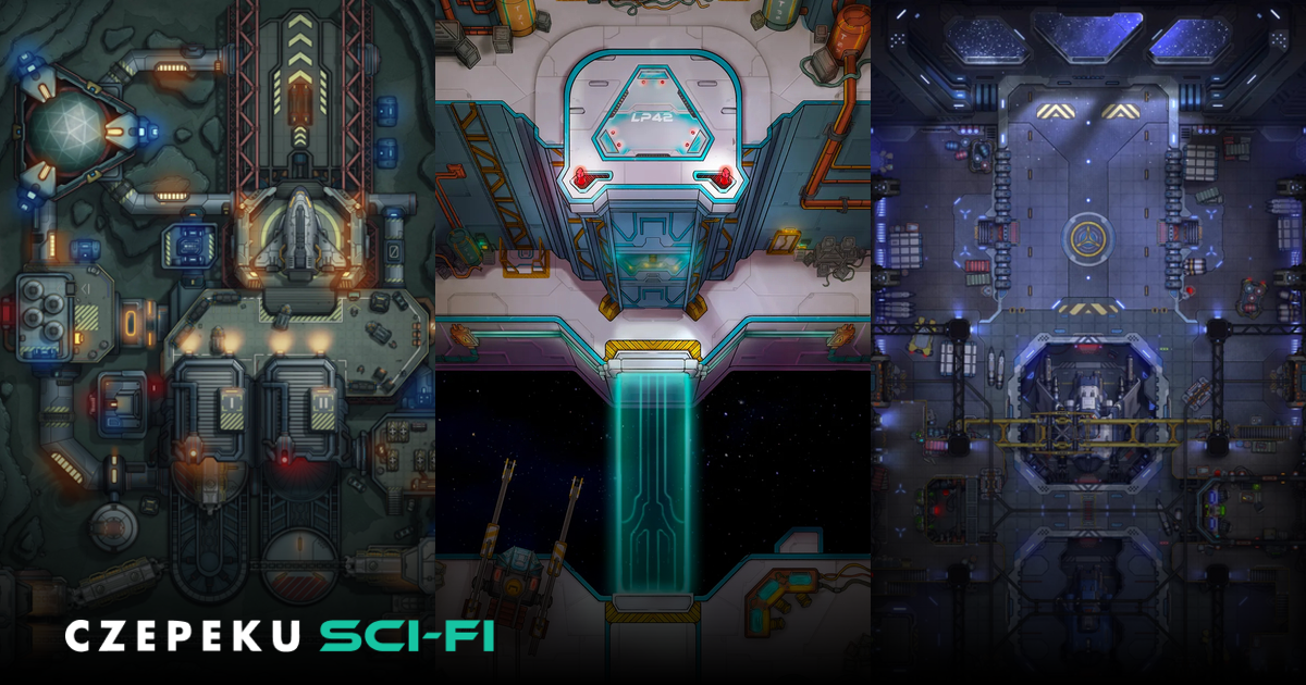 Czepeku Sci-Fi | Illustrated sci-fi maps