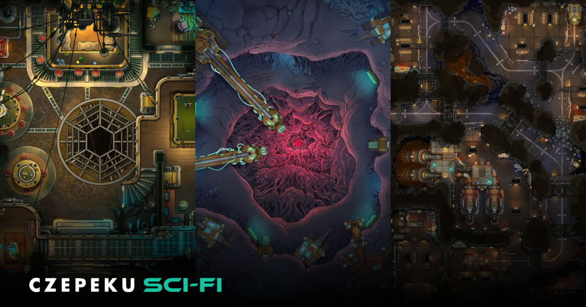 Czepeku Sci-Fi | Illustrated sci-fi maps