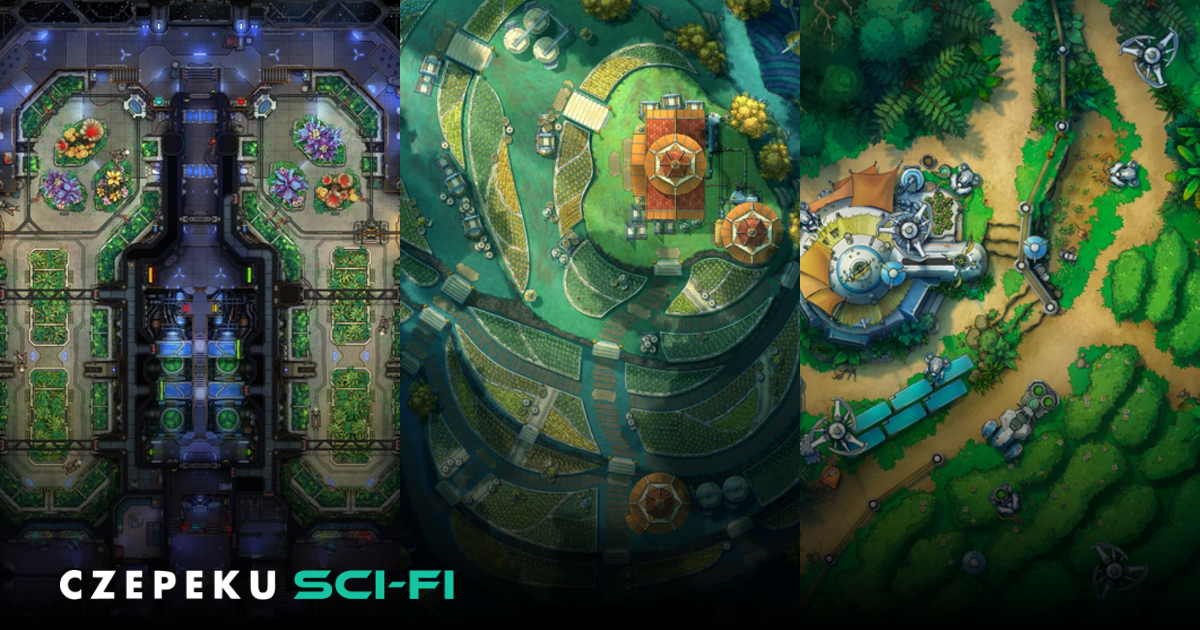 Czepeku Sci-Fi | Illustrated sci-fi maps