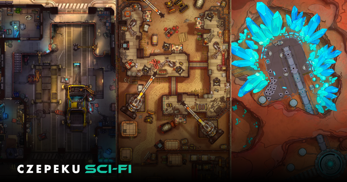 Czepeku Sci-Fi | Illustrated sci-fi maps